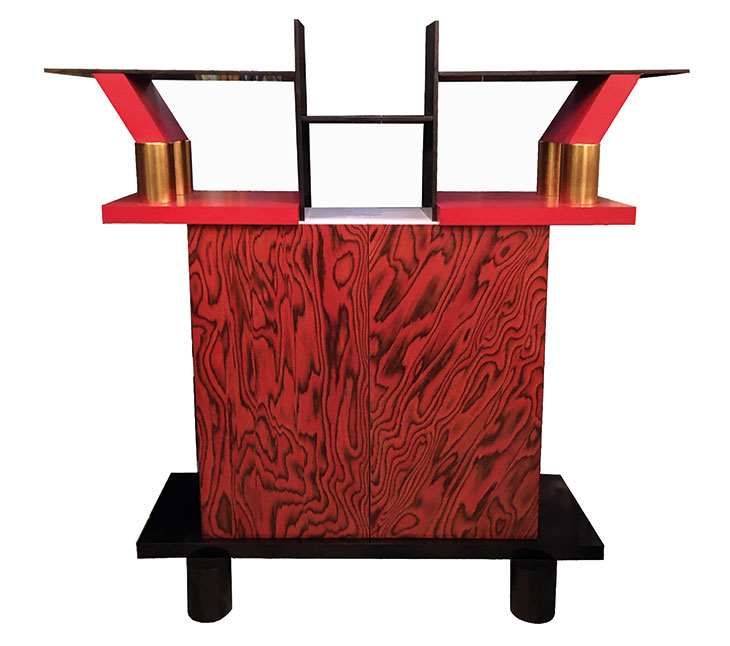 Memphis ‘Freemont’ cabinet (1985), Ettore Sottsass.