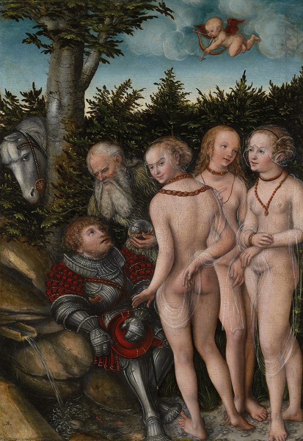 The Judgement of Paris (c. 1530–35), Lucas Cranach the Elder. Royal Collection Trust. © Her Majesty Queen Elizabeth II 2019