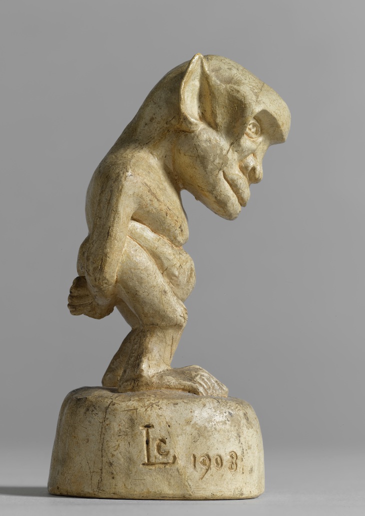 Monster (self-portrait?) (1908), Léopold Chauveau.