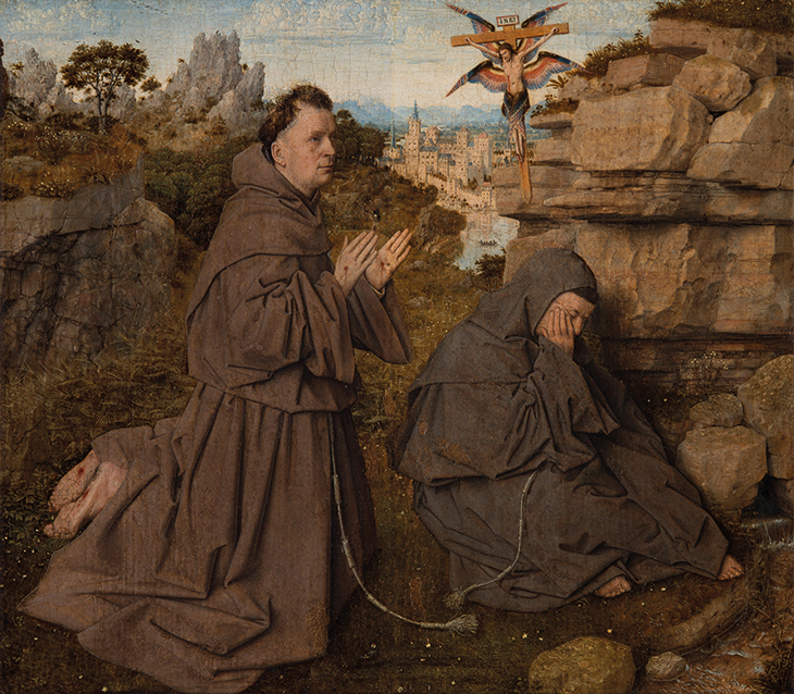 Saint Francis Receiving the Stigmata (c. 1435–40), Jan van Eyck.