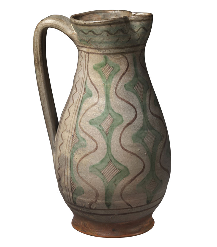 Jug (late 14th/early 15th century), probably Tuscany. Courtesy Victoria and Albert Museum, London