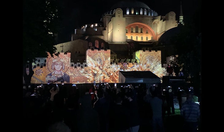 Hagia Sophia, Istanbul, photographed on 29 May 2020.