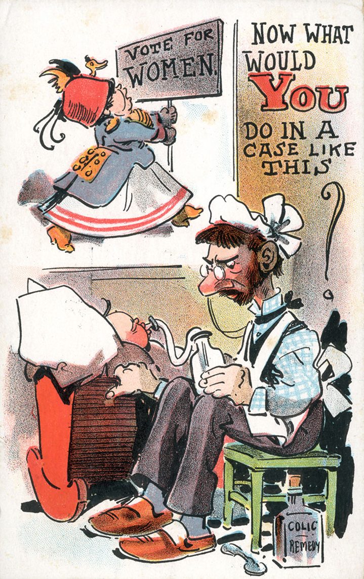 Postcard (early 20th century), published by Taylor, Platt & Company, New York. Palczewski Suffrage Postcard Archive, University of Northern Iowa, Cedar Falls, IA