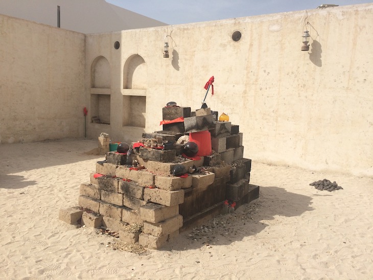 +/- 1791 (monument to the haitian revolution 1791) (2017), Dineo Seshee Bopape, detail of an installation at the 13th Sharjah Biennial, 2017. 