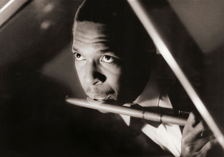 John Coltrane photographed by Robert Freeman.