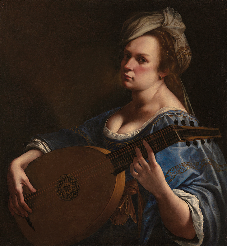 Self-Portrait as a Lute Player (c. 1615–17), Artemisia Gentileschi. Wadsworth Atheneum Museum of Art, Hartford