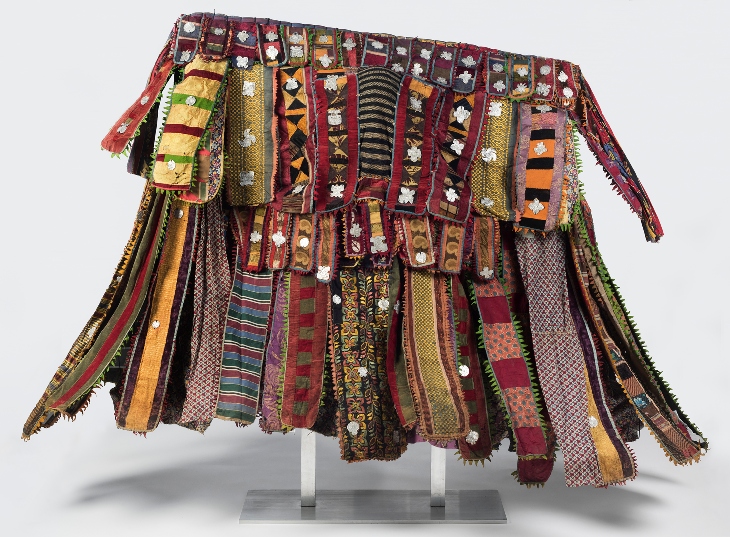 Egúngún Masquerade Dance Costume (paka egúngún) (c.1920–48), Yorùbá people.