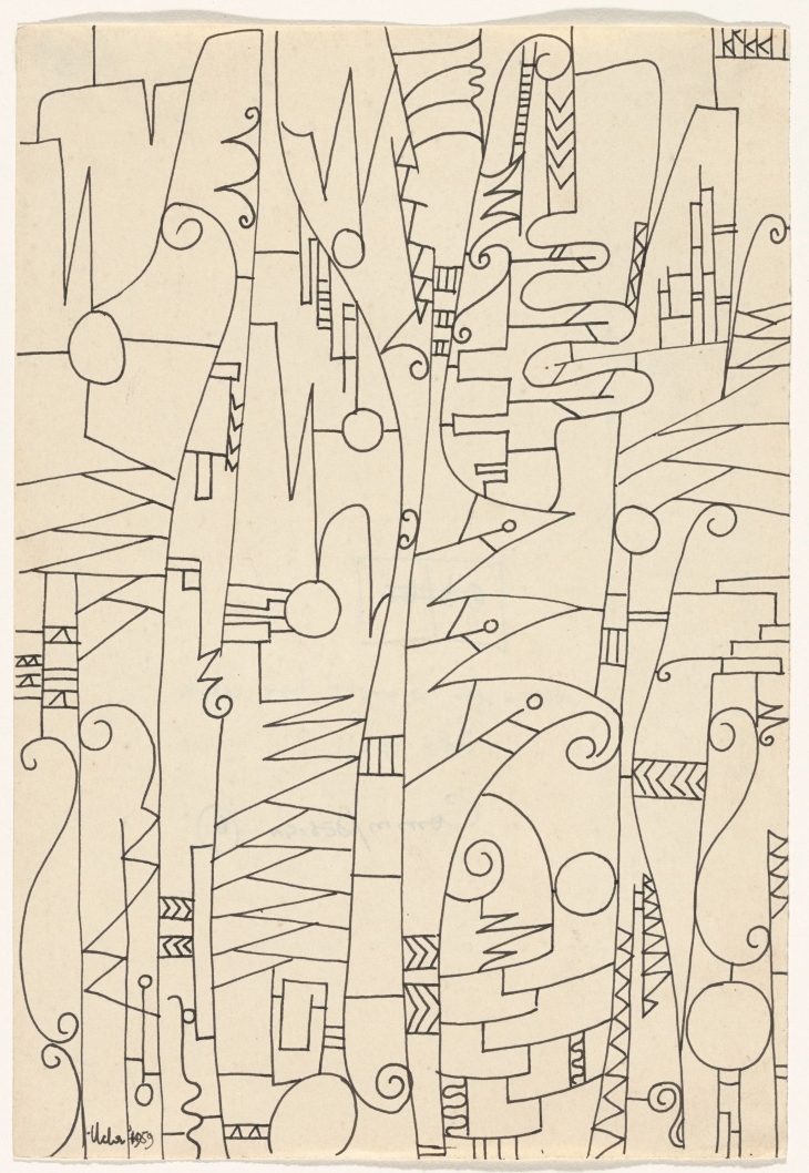 Design for Iron Work I (1959), Uche Okeke.