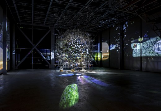 Installation view of ‘Night into Day’ at the Fondation Cartier, Paris, in October 2020.