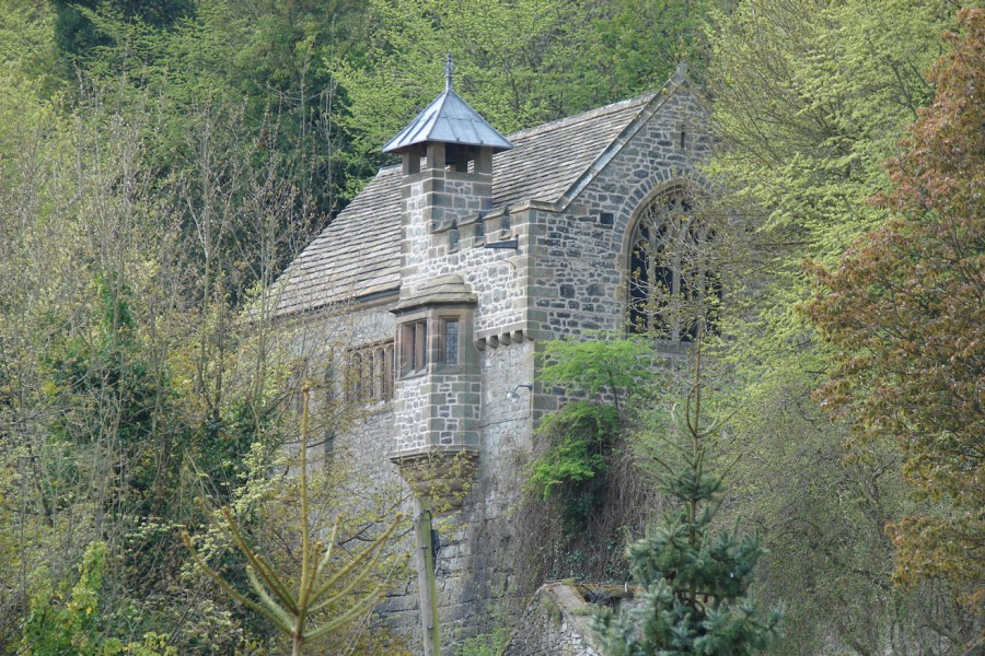 Chapel of St John the Baptist, Matlock Dale, Derbyshire, designed by Guy Dawber and constructed in 1897