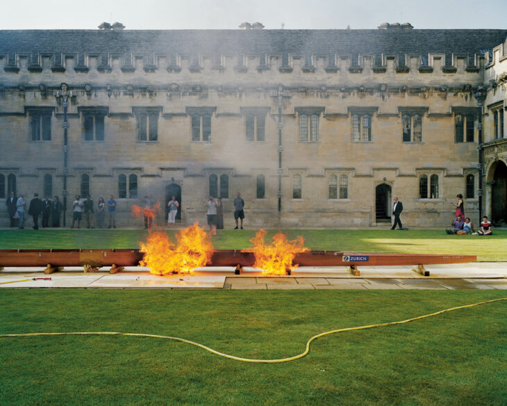 Ceremonial Boat Burning, Oxford by Chloe Dewe Mathews