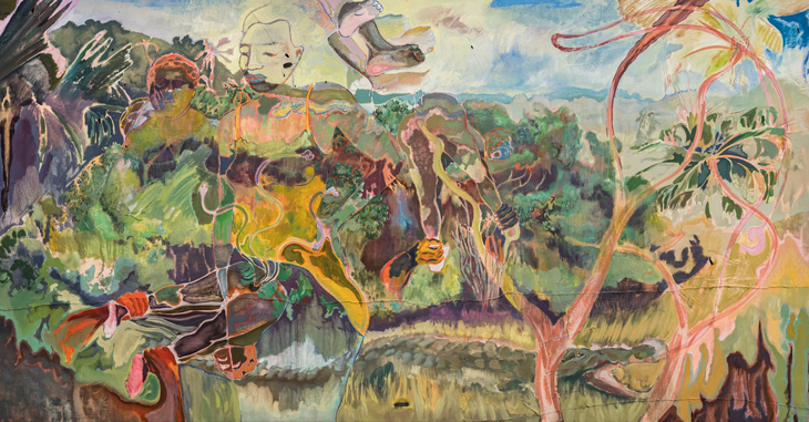 The Paradise Edict (2019), Michael Armitage.