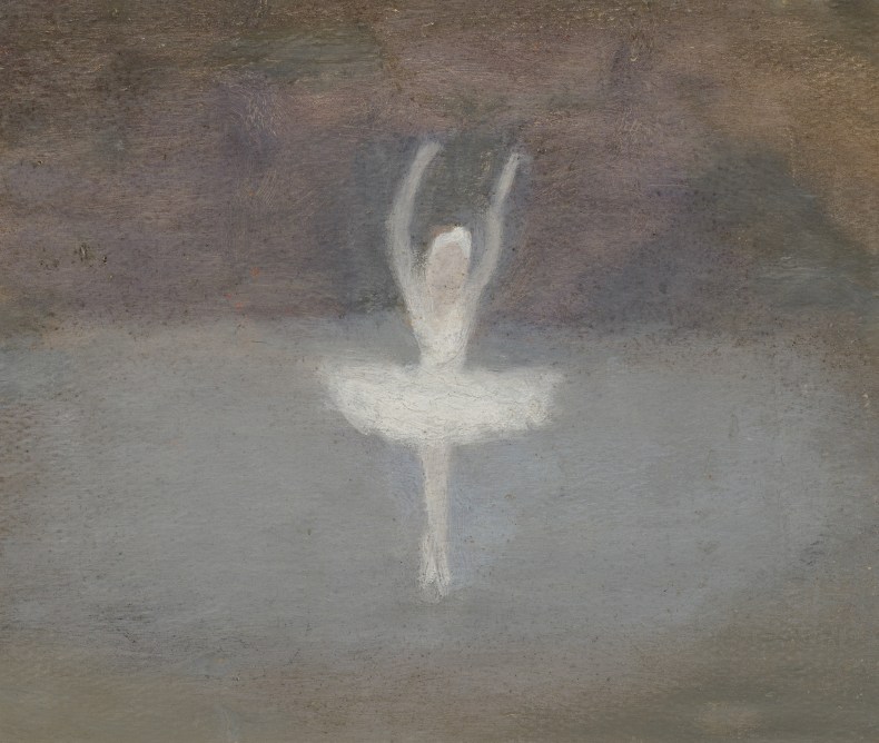 Pavlova, the dying swan (1929), Clarice Beckett.
