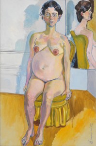 Margaret Evans Pregnant (1978), Alice Neel. Institute of Contemporary Art, Boston.