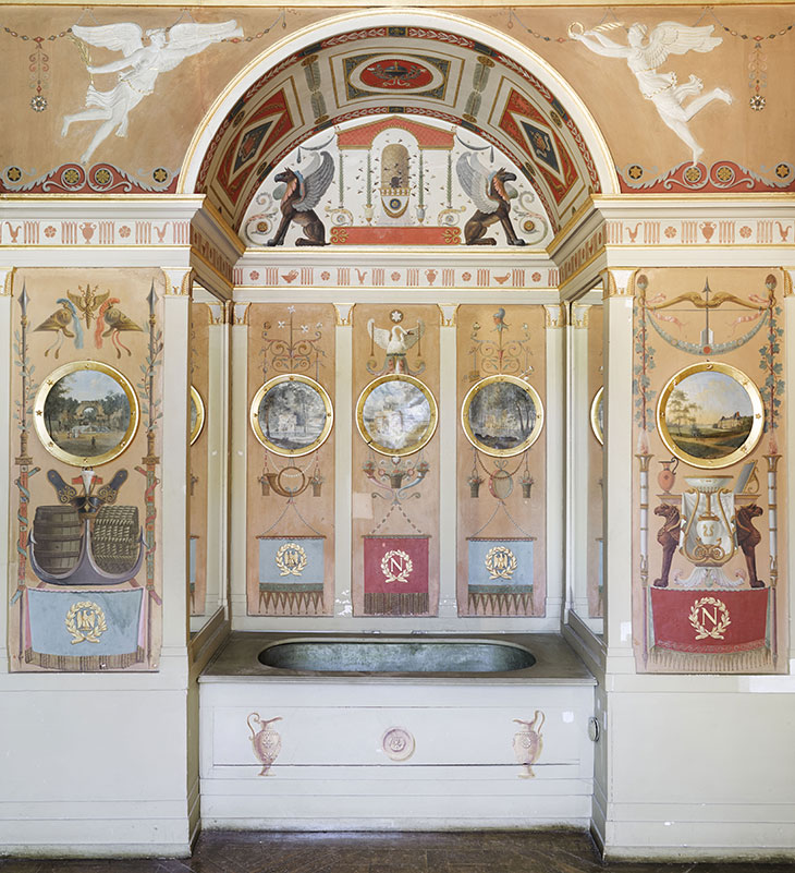 The Emperor’s bathroom at the Château de Rambouillet.