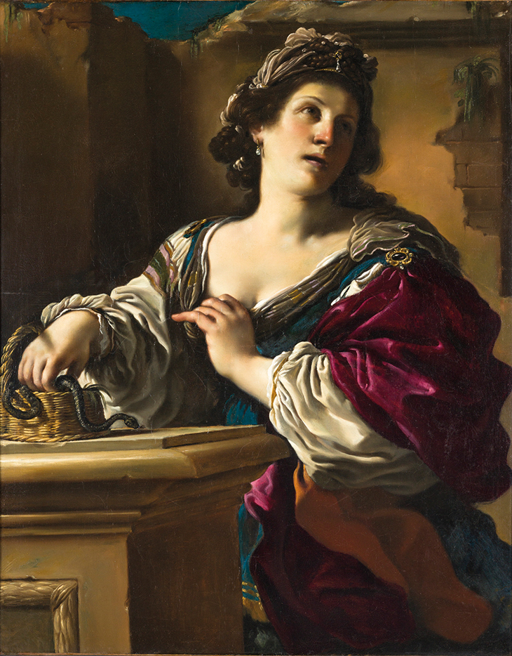 The Suicide of Cleopatra (c. 1621), Guercino (1591–1666). Norton Simon Museum, Pasadena.