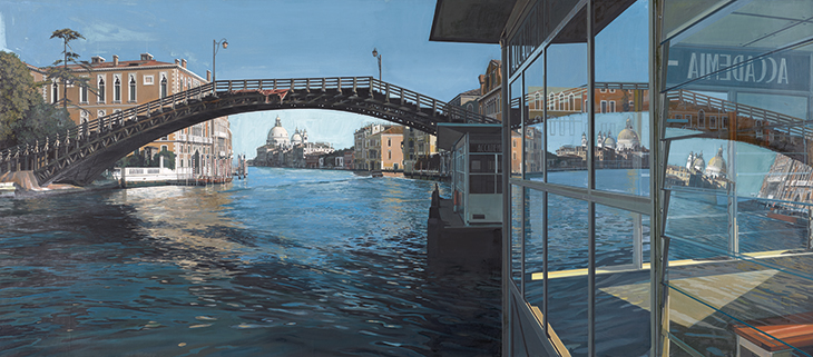 Accademia, Venice (1980), Richard Estes. 