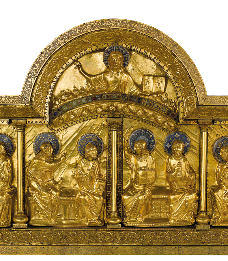 Stavelot Altarpiece (third quarter of the 12th century), France.