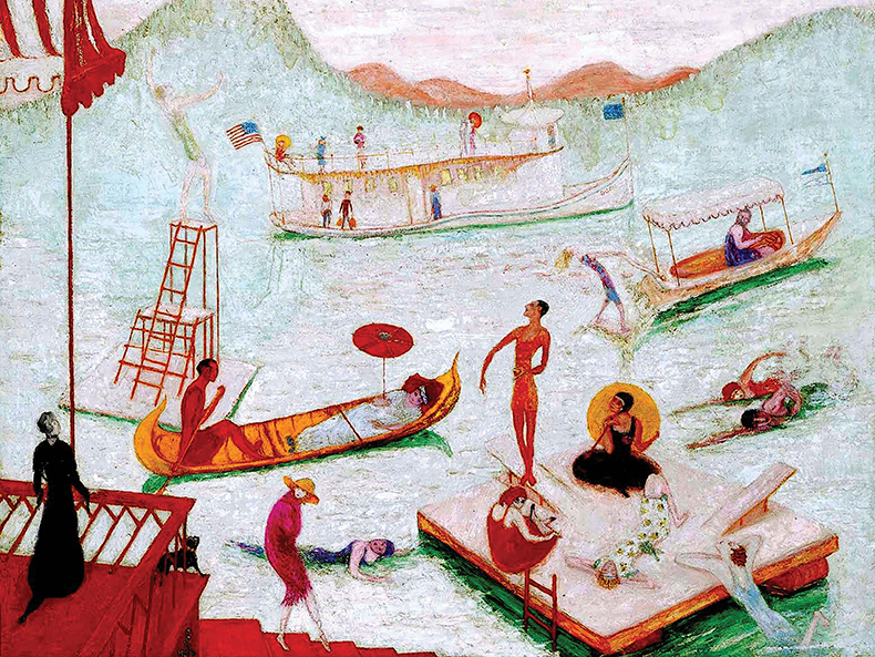 Lake Placid (1919), Florine Stettheimer.