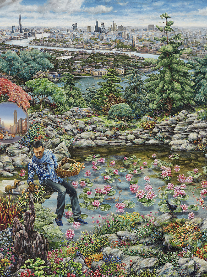 Raqib Shaw painting