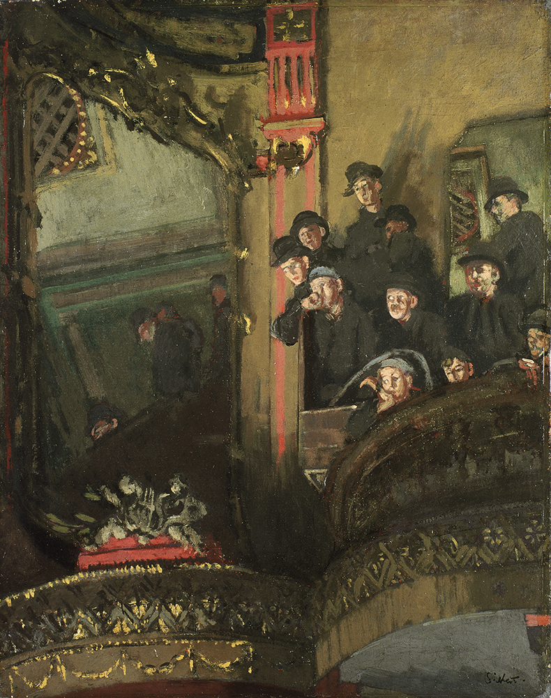 Gallery of the Old Bedford (1894–95), Walter Sickert. Walker Art Gallery, Liverpool