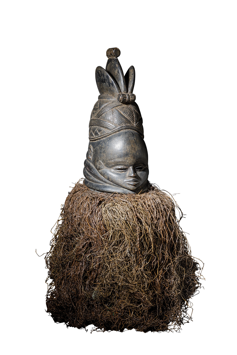 Sowei helmet mask of the Bundu societies