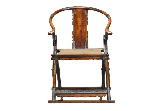 Folding horseshoe chair, late Ming Dynasty (1368–1644), China. Sotheby’s Hong Kong, HK$124.6m ($15.8m)