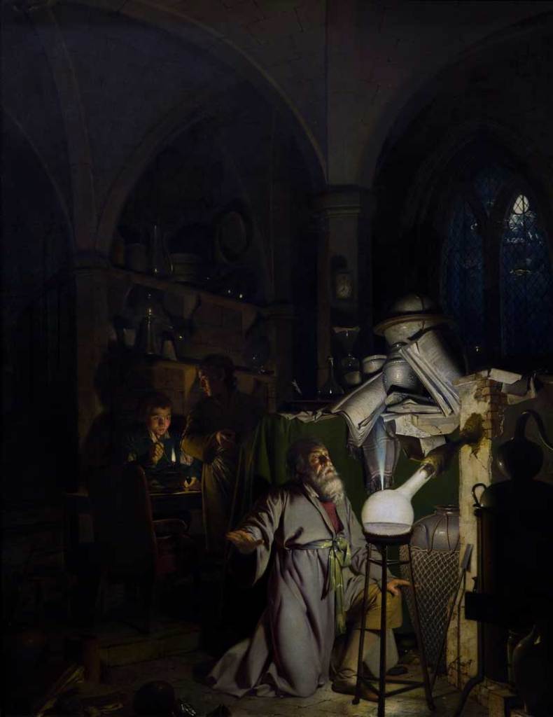 (exhibited 1771, reworked and dated 1795), Joseph Wright.