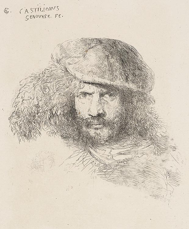  A presumed self-portrait (late 1640s), Giovanni Benedetto Castiglione