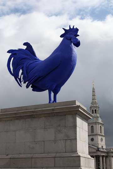 'Hahn / Cock' (2013) Katharina Fritsch. Photo: Gautier Deblonde