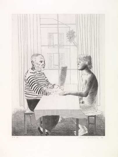 (detail; 1973–4), David Hockney 