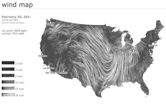 Wind map (screenshot)