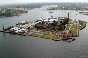 Cockatoo Island, one of the the Biennale of Sydney venues