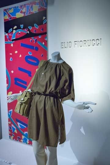 Installation view of 'The Glamour of Italian Fashion 1945–2014'.