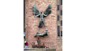 (at Coventry Cathedral), Jacob Epstein.
