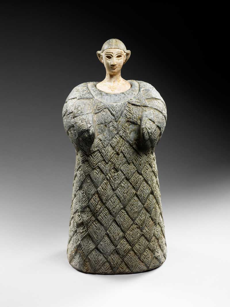 Bactrian 'princess' (detail; late third millenium BC–early second millenium BC), Central Asia