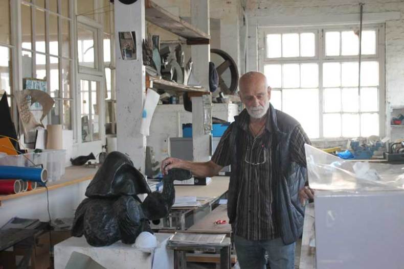 Phillip King in his studio in London.