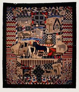 'Patchwork Bedcover' (1842-52) James Williams, Wrexham, St Fagans: National History Museum
