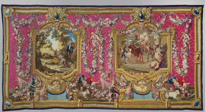 after Charles Coypel, from Don Quixote, woven in the workshop of Jean Audran and Pierre-François Cozette