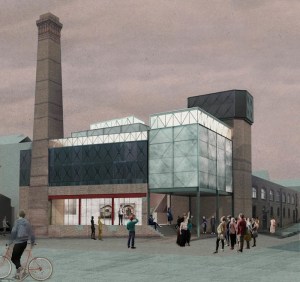 The proposed design for the new Goldsmiths art gallery by London-based architecture collective Assemble. The gallery is due to open in autumn 2016.