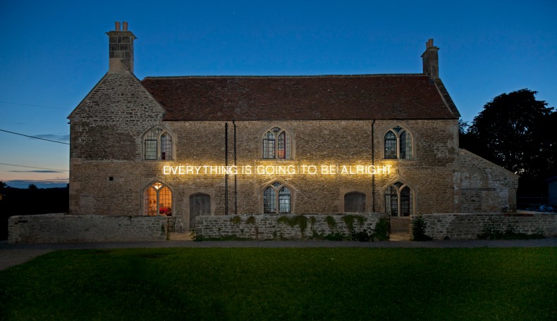 'Work No. 1086 EVERYTHING IS GOING TO BE ALRIGHT' (2011), Martin Creed, © Martin Creed Courtesy the artist and Hauser & Wirth, Photo: Jamie Woodley