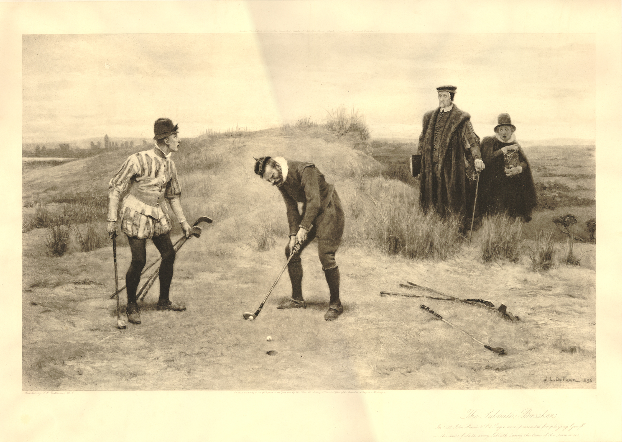 ‘The Sabbath Breakers’ (1896), after Charles John Dollman © The