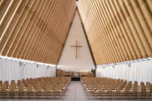 Cardboard Cathedral (2013), Christchurch, New Zealand. Photo by Stephen Goodenough