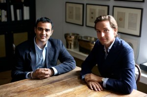 Aditya Julka and Alexander Gilkes of online auction house Paddle8.