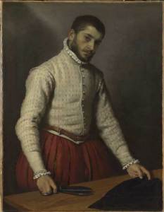 (c. 1570), Giovanni Battista Moroni.