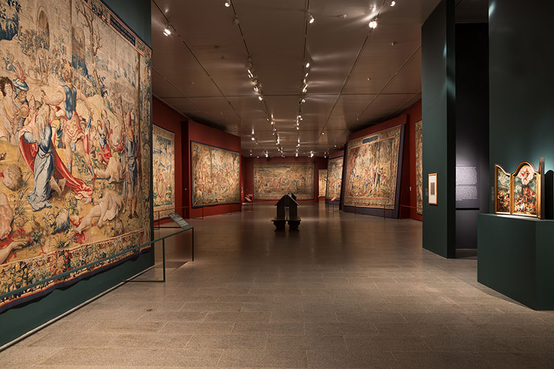 'Grand Design: Pieter Coecke van Aelst and Renaissance Tapestry', installation view.