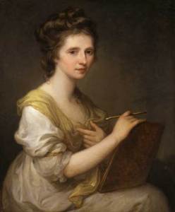 'Angelica Kauffman' (c. 1770–75), Angelica Kauffman © National Portrait Gallery, London