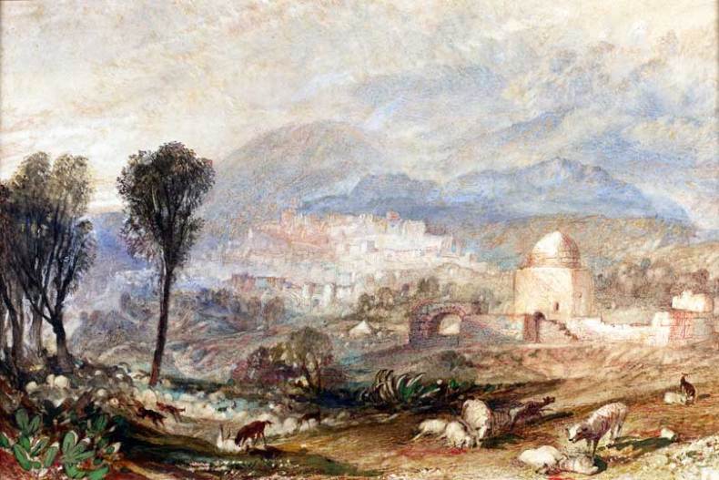 'Ramah (Rachel's Tomb)' (c. 1835), J.M.W. Turner. Donated by E.L. Hartley. Blackburn Museum and Art Gallery
