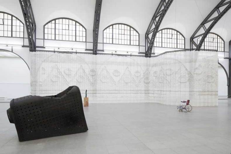 'Mariana Castillo Deball: Parergon.' Installation view at the Hamburger Bahnhof - Museum für Gegenwart Bruns
