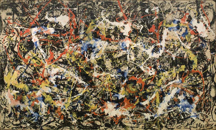 'Convergence' (1952), Jackson Pollock © 2014 Pollock-Krasner Foundation/ Artists Rights Society, New York. Photograph by Tom Loonan